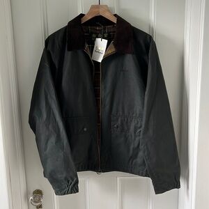 Barbour “Dom” wax jacket size medium men’s